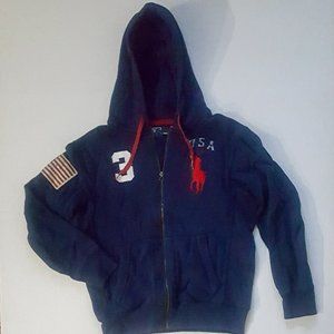 Ralph Lauren Women's Hoodie, Navy Blue, Size S